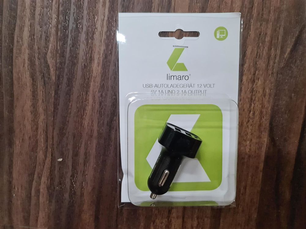 Limaro USB Autoladeadapter 12V ab 1.- (Neu und originalverpackt) in ...