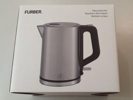 FURBER Wasserkocher Edelstahl 1L 1850-2200W neu