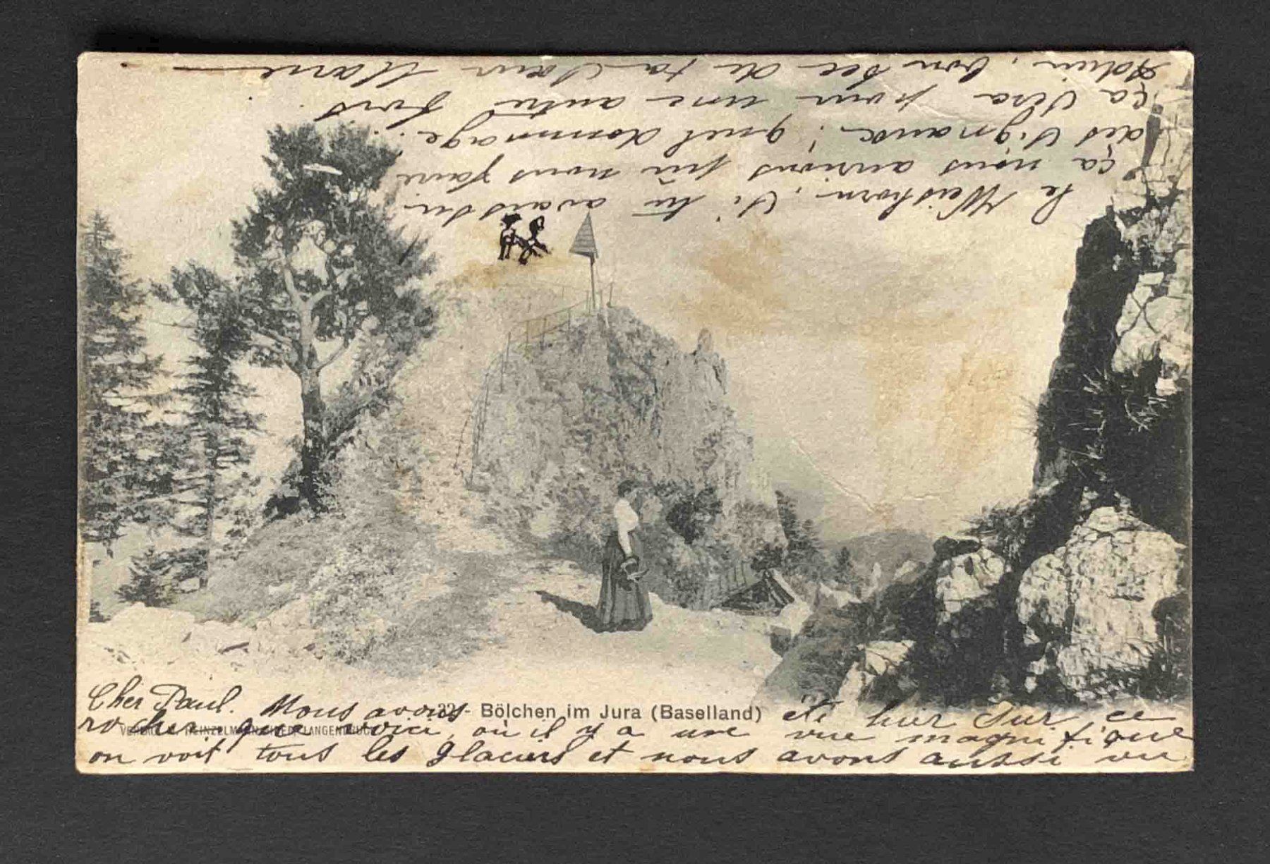 Cartoline postali: AK Bölchen im Jura Basellend – Usato da Goldau venduto da artelier1