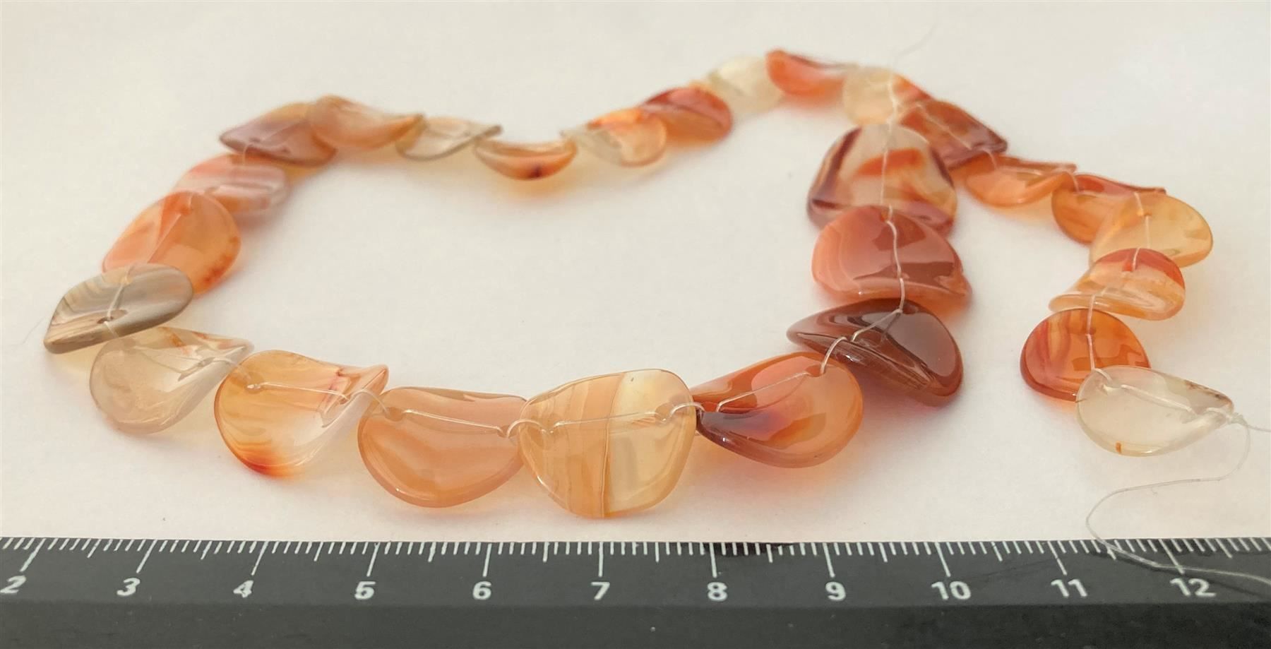 Perlen (unechte): 1 rang perles Cornaline "rondelles" / Karneol – Neu und originalverpackt aus Goumoens-la-Ville von brandonv 1