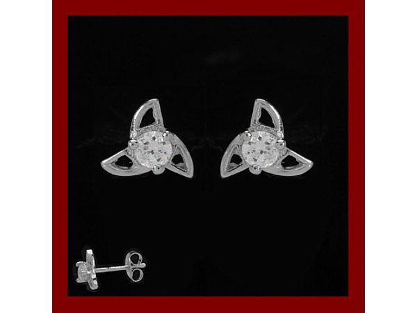 Orecchini pendenti & Orecchini a lobo: Ohrstecker Silber 925 mit Zirkonias – Nuovo e nell'imballaggio originale da Illnau venduto da Demoniac