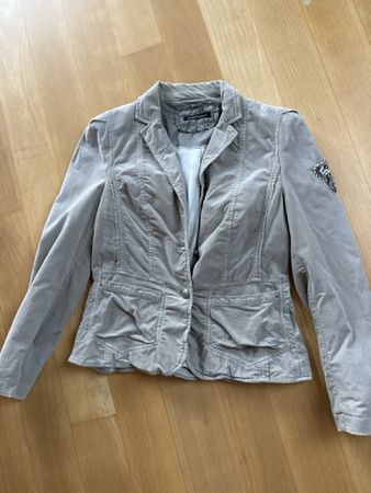 Luisa Cerano Cord-Blazer beige Grösse 38 guter Zustand