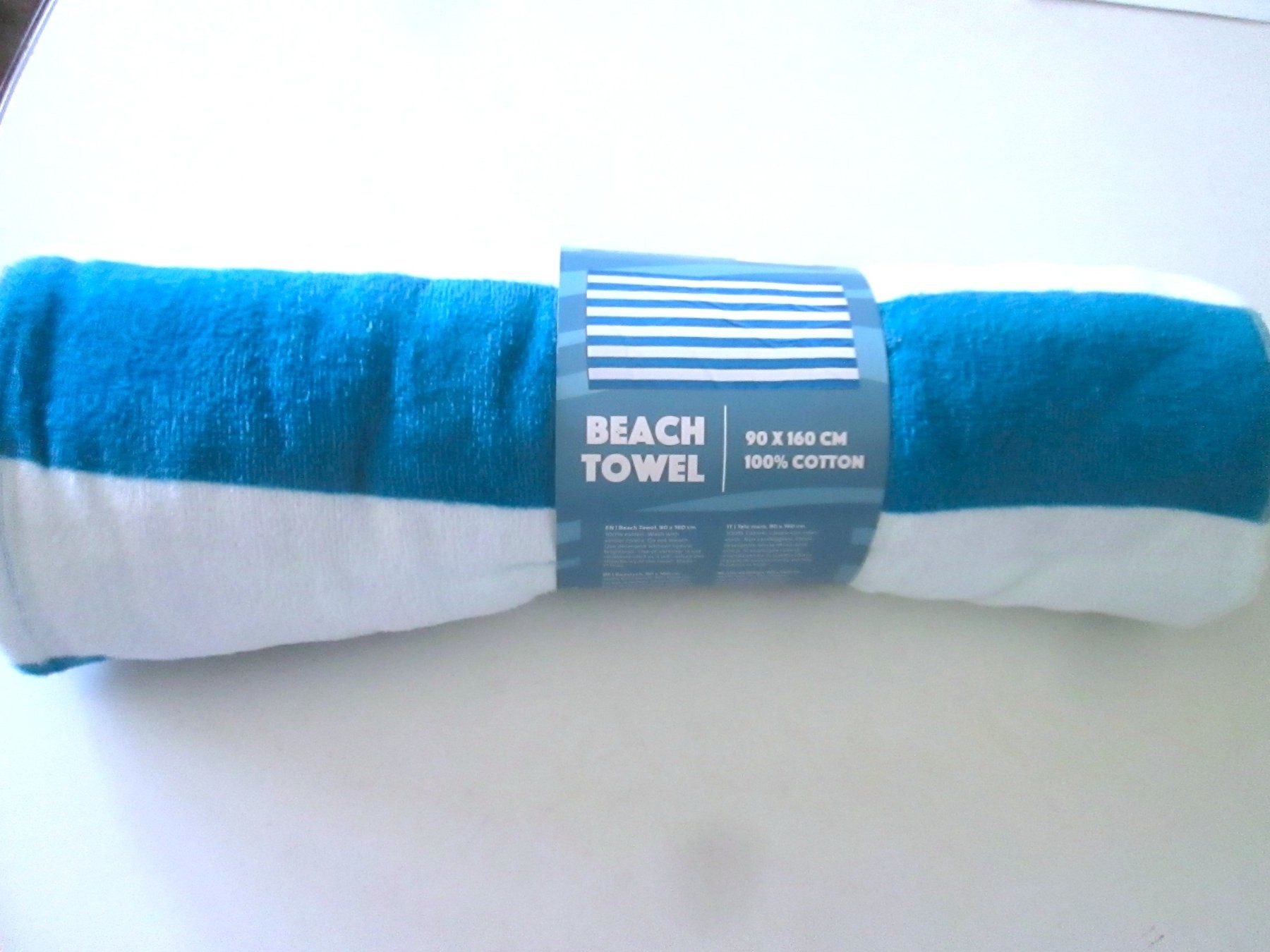 Coop Teli da bagno: Neues Strandhandtuch – Nuovo e nell'imballaggio originale da Sementina venduto da babucia