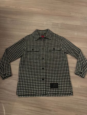 HUGO Hugo Boss Bluse/Jacke Gr. 38 schwarz/weiss kariert