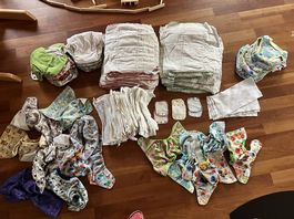  Stoffwindel paket xkko, blueberry capri, simplex, trainers