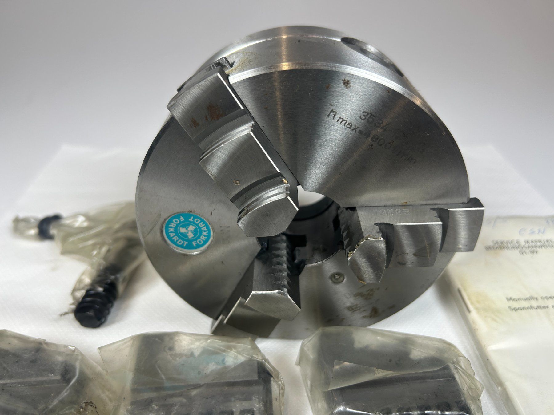 Tutti gli attrezzi: FORKARDT 3CSN-125-J3 Backenfutter Neu/OVP – Nuovo e nell'imballaggio originale da Rothenfluh venduto da BitterlinPartner 3