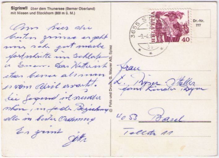 Cartes postales: Sigriswil – D'occasion à Binningen par Mountainrider 1