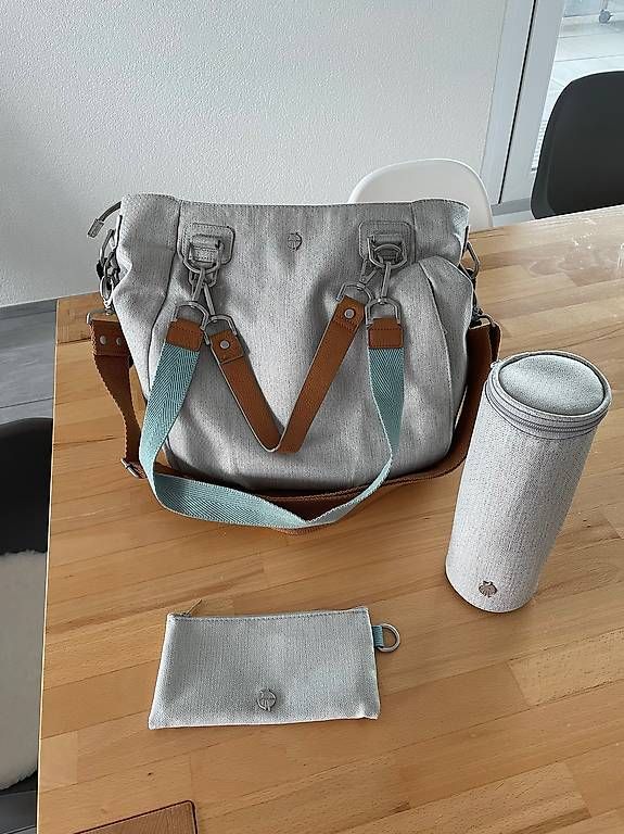Borse & Zaini: Lässig Wickeltasche grau – Usato da Oberbüren venduto da Hilux12