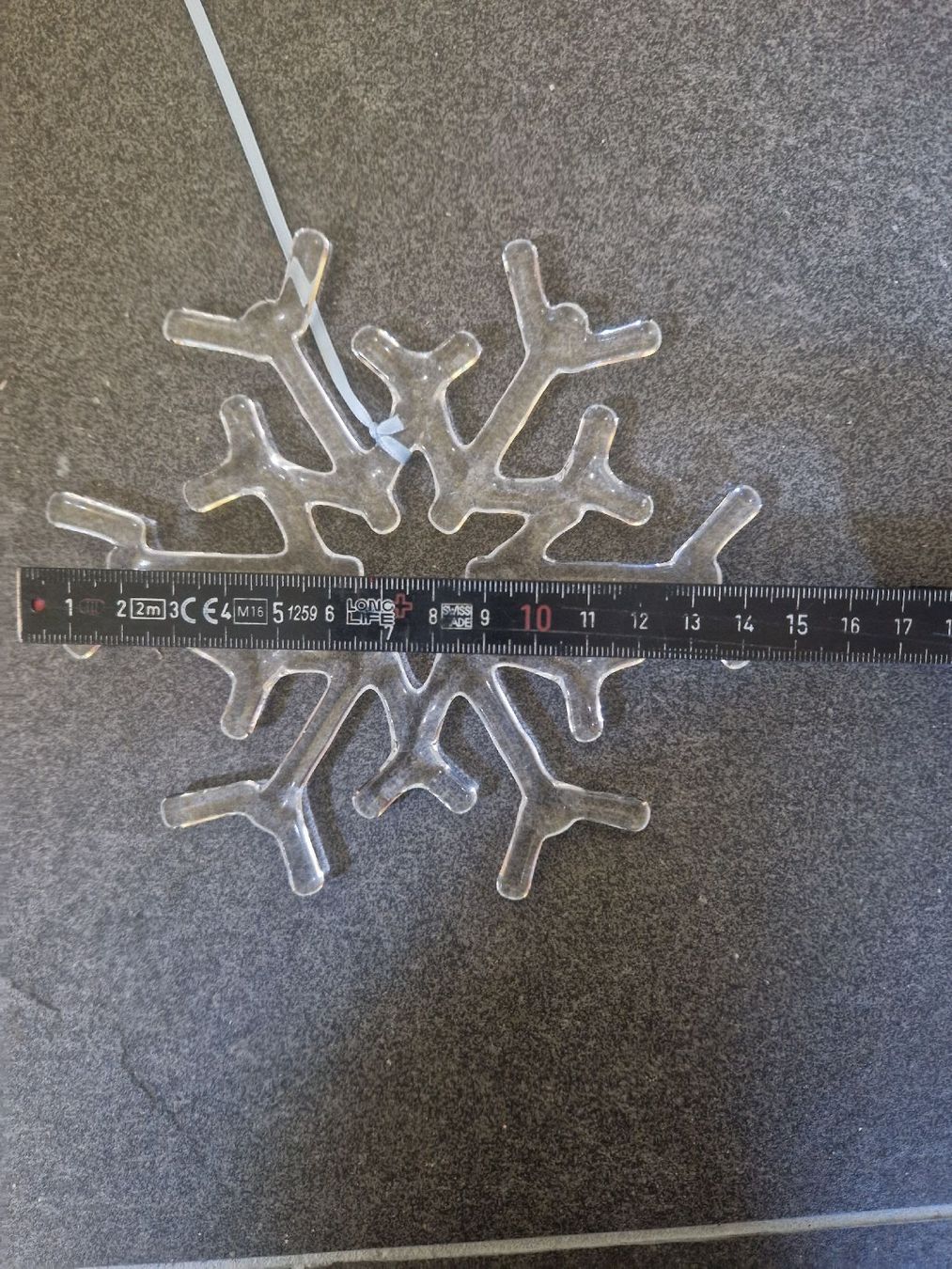 Tutte le decorazioni: Wunderschöne Schneeflocke aus Glas, Durchmesser ca 10cm – Nuovo (secondo la descrizione) da Weggis venduto da Oswadan 1