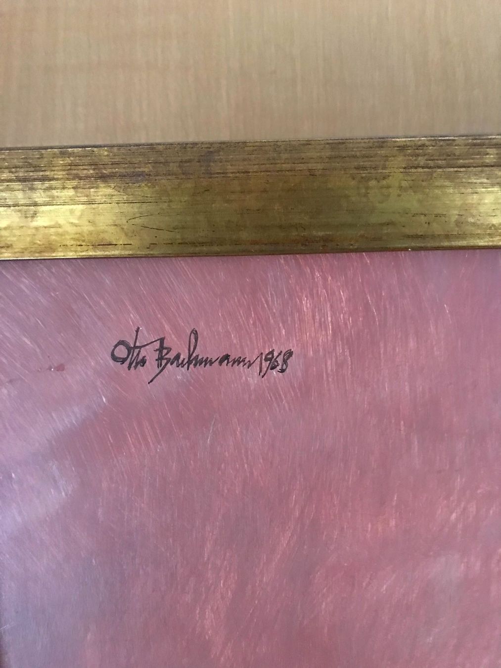 Gemälde: Otto Bachmann 1968 Akt – Gebraucht aus Tenero von .xxxxxxxxxx10 2
