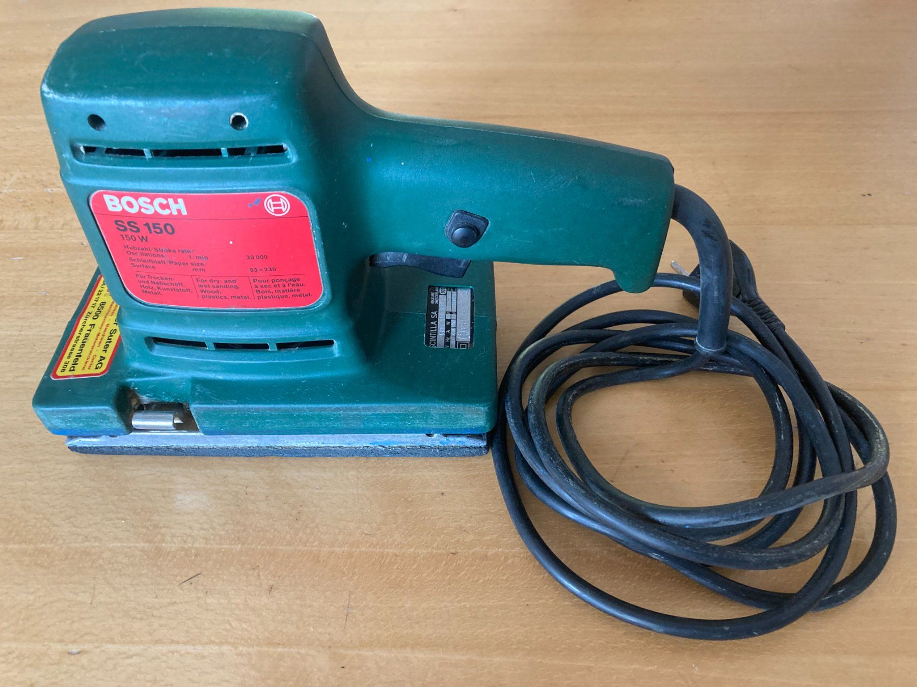 Bosch Aiguiseuses & polisseuses: Schwingschleifer Bosch SS150 – D'occasion à Urtenen-Schönbühl par urs_cc6j