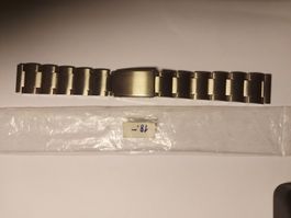Armband Uhr Edelstahl 18mm neuwertig