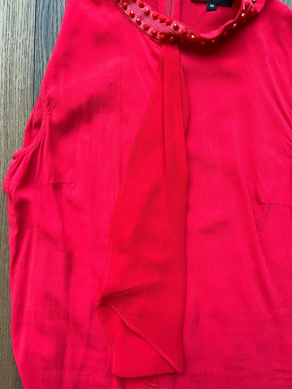 More & More Tops: More&More Top Bluse Shirt rot 36 – Gebraucht aus Affoltern am Albis von Blackrhythm 1