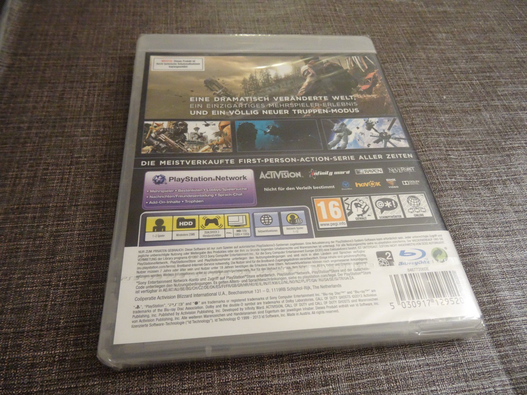 Sony Giochi: PS3 Call of Duty: Ghosts uncut 100% NEUWARE – Nuovo e nell'imballaggio originale da Olten venduto da Disc-Ausverkauf 1