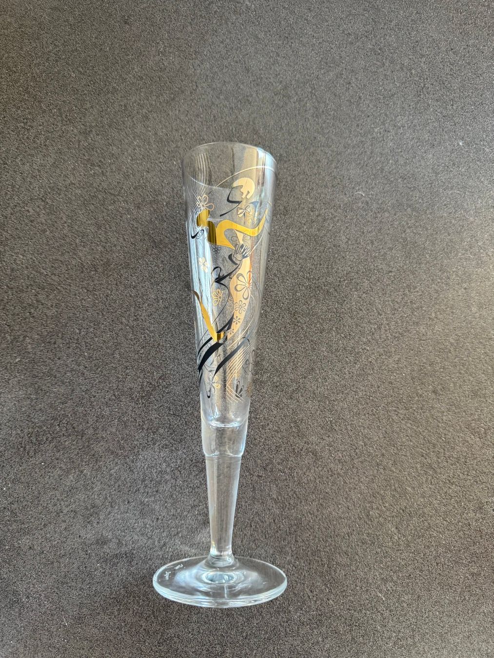 Ritzenhoff Bicchieri: Ritzenhoff Champagnerglas "Dance" design MICHAL SHALEV – Usato da Fribourg venduto da tschjoly 1
