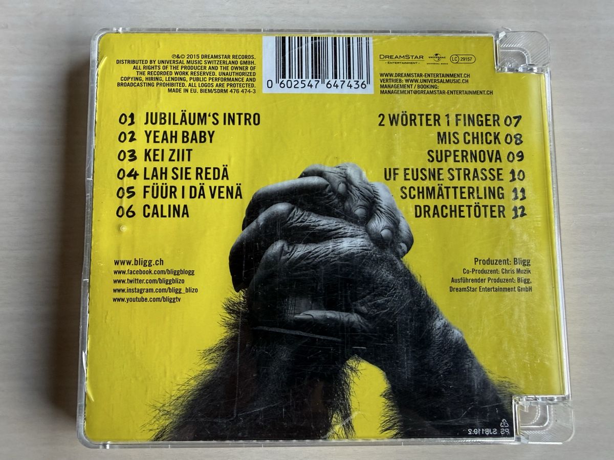 CDs: Bligg Instinkt Tour 2016 CD Album  – D'occasion à Oberried Brienz par Chyara 1