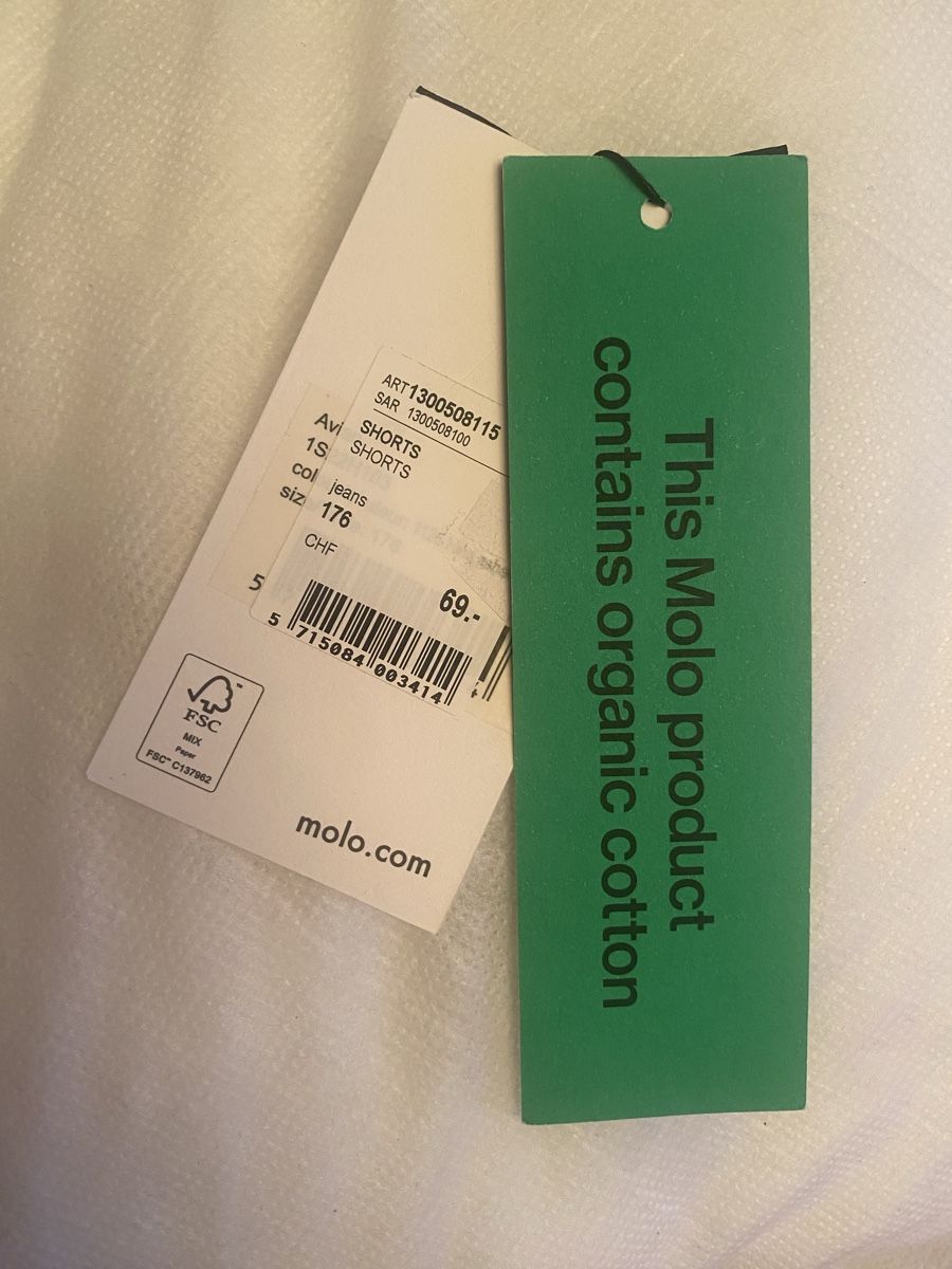 Molo Pantaloni: Molo Shorts Jeans blau Gr. 176 – Nuovo (secondo la descrizione) da Meggen venduto da 6003Luzern 5
