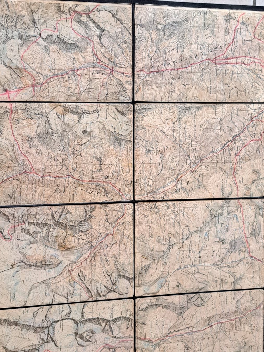 Cartine & Atlanti: ANCIENNE CARTE TOPO POUR ALPINISTE – Usato da couvet venduto da carlin01 6