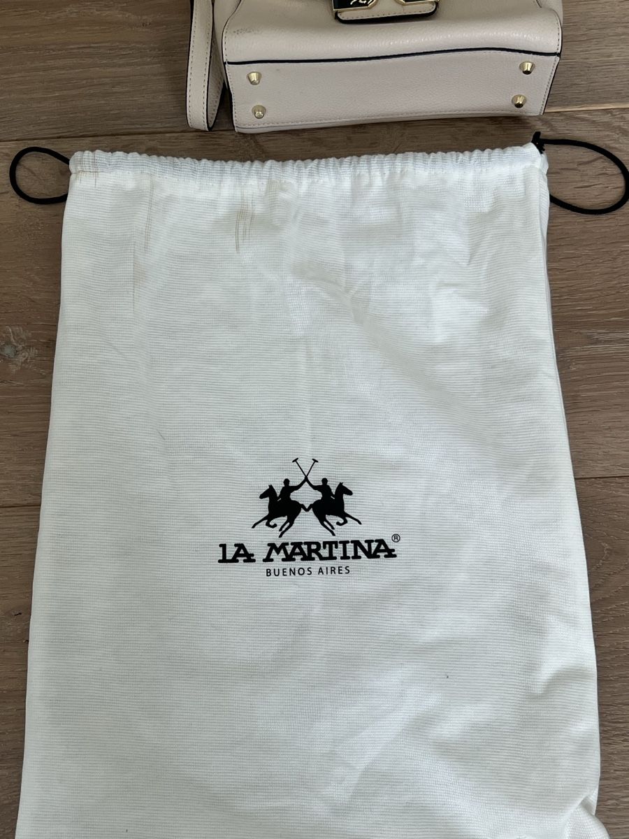 La Martina Borse da donna: La Martina Ledertasche hellbeige mit Staubbeutel – Usato da Ennetbürgen venduto da nat_8vld 5