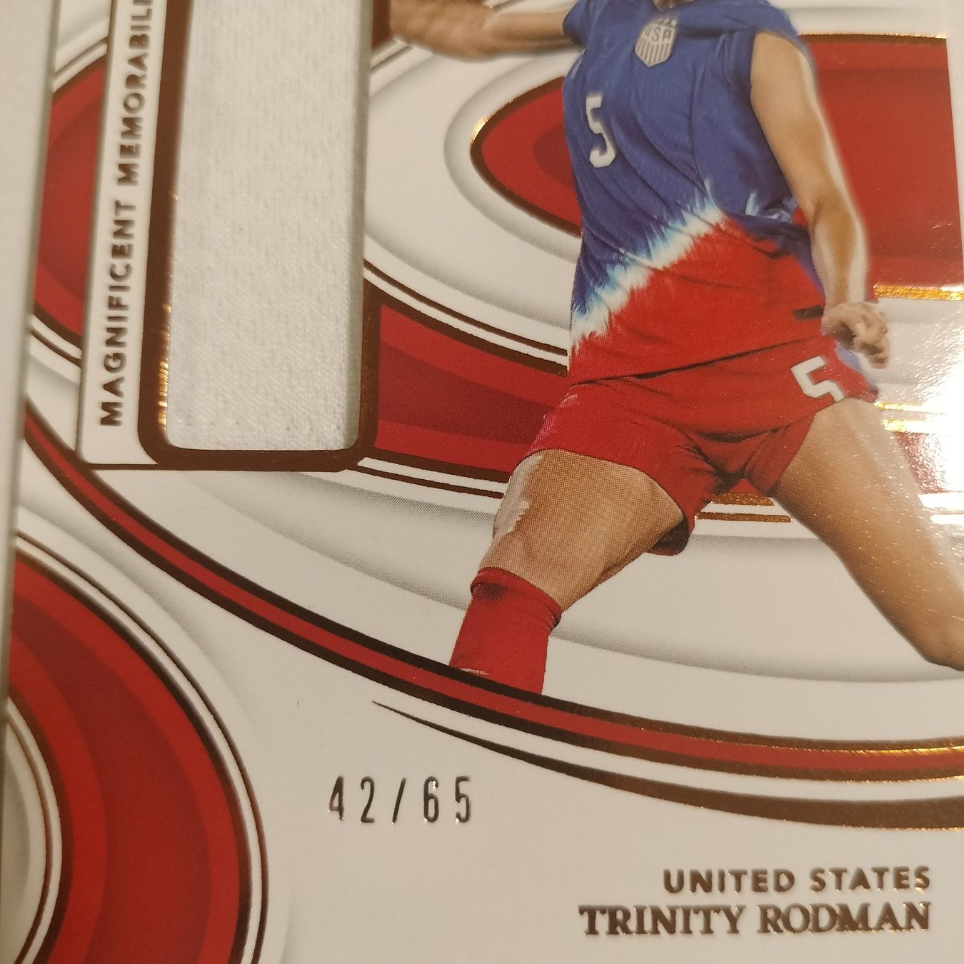 Panini Carte collezionabili: Trinity Rodman Immaculate Memorabilia #ME-TR 42/65 – Nuovo (secondo la descrizione) da Bern venduto da SportsMemos 3