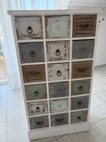 Shabby Chic Kommode mit 18 Schubladen Vintage