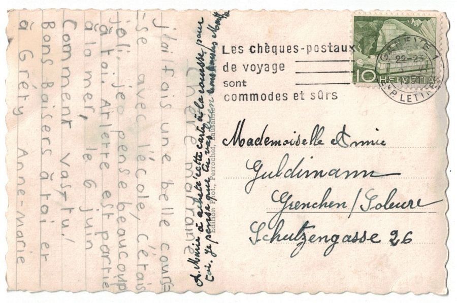 Cartoline postali: Nyon, Place du Ch'âteau, circulée 1951 – Usato da Frauenfeld venduto da POML 1