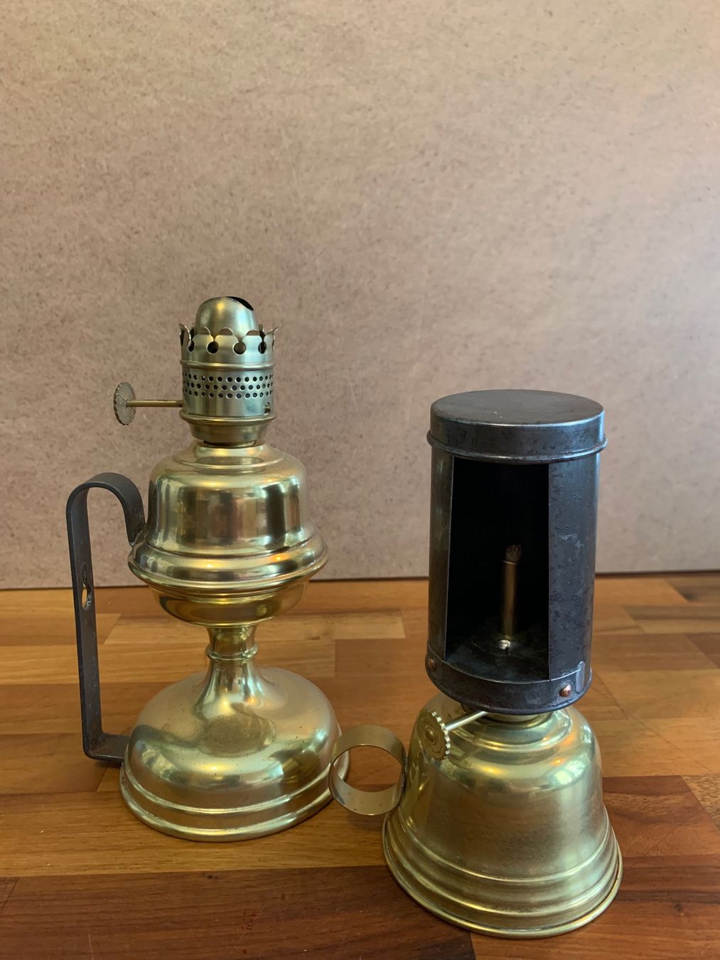 Lampade: 2 sehr schöne und seltene Petrollampen – Usato da Winterthur venduto da sommer_2019