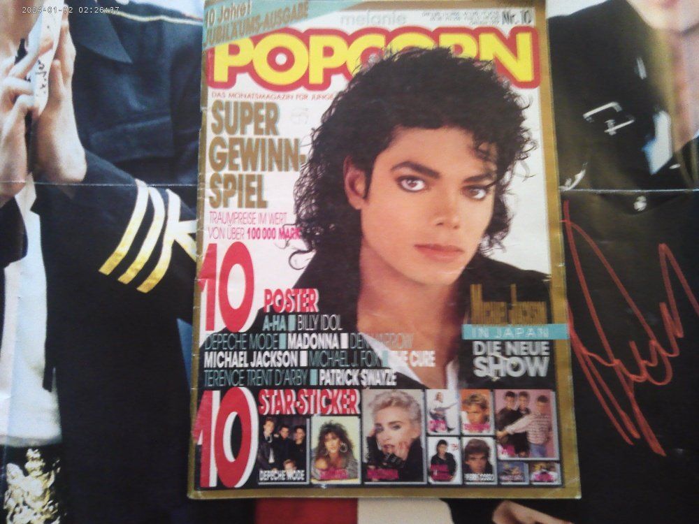 Zeitschriften & Magazine: Michael Jackson Popcorn Poster + JUBILÄUMS - Zeitschrift – Gebraucht aus Volketswil von nemo2000 1