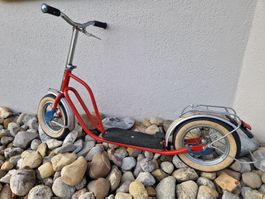Vintage Kinderroller Trottinett Sport rot
