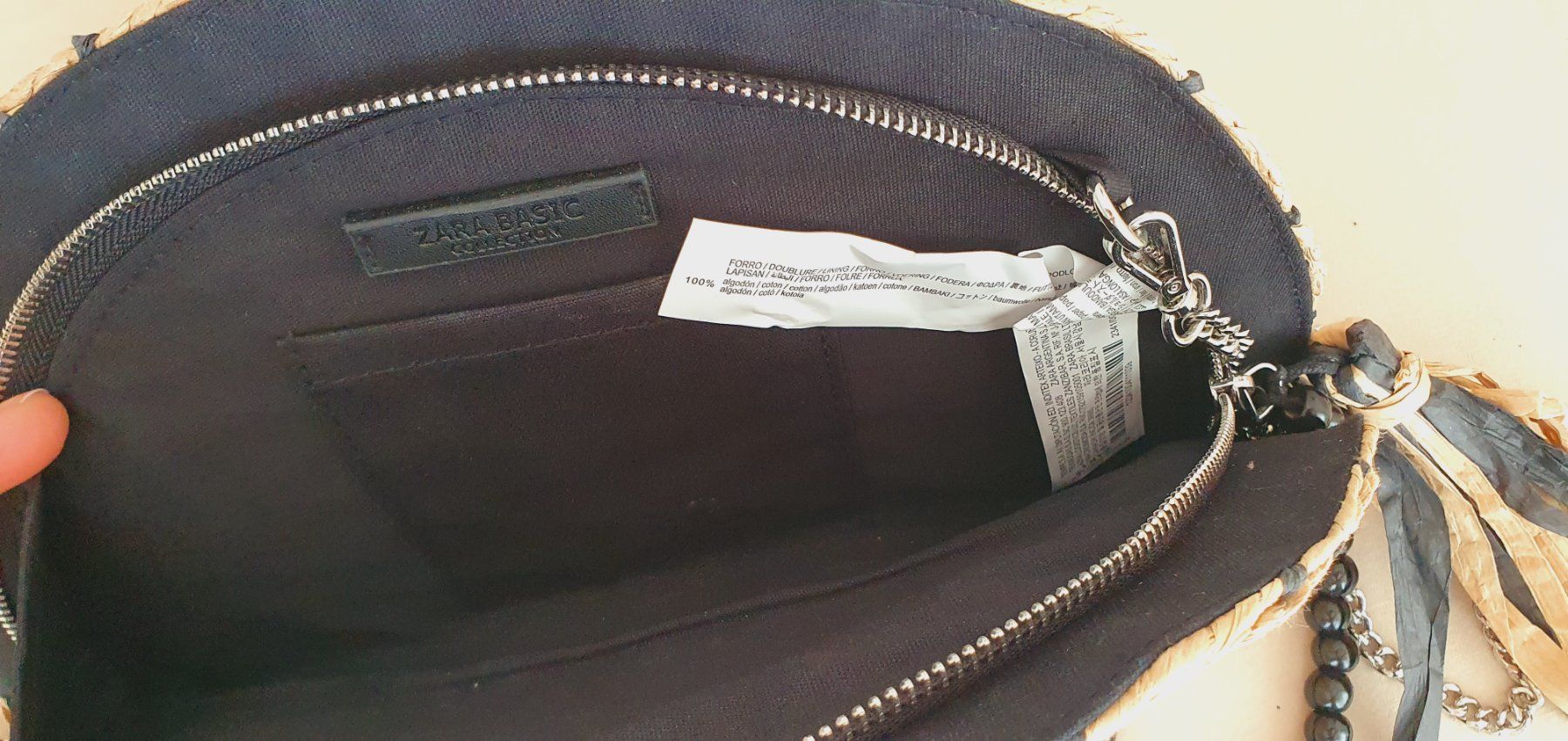 Zara Taschen für Damen: Strohtasche ca 33x19x2cm NEU Halbmondform – Neu (gemäss Beschreibung) aus Stansstad von InStyle8 2