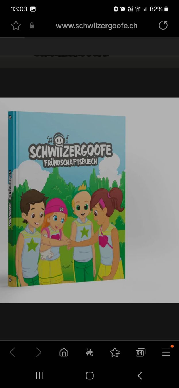 Libri: Coop Freundschaftsbuch Schwyzergoofe NEU – Nuovo e nell'imballaggio originale da Mettmenstetten venduto da Amw1181