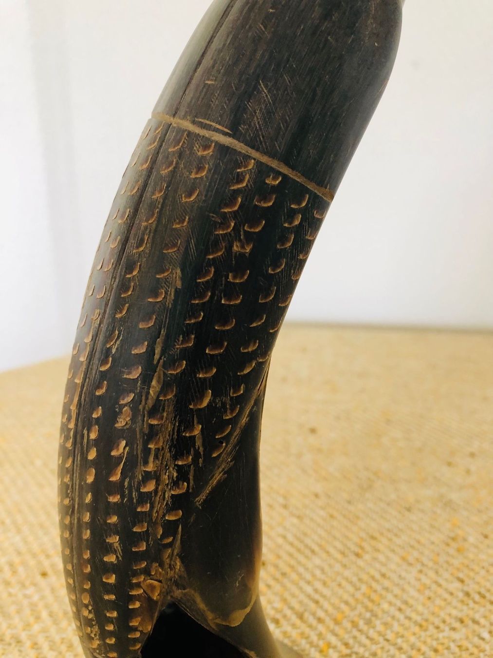 Statuette: Vogel aus Horn geschnitzt – Usato da Balzers venduto da Kubus 2