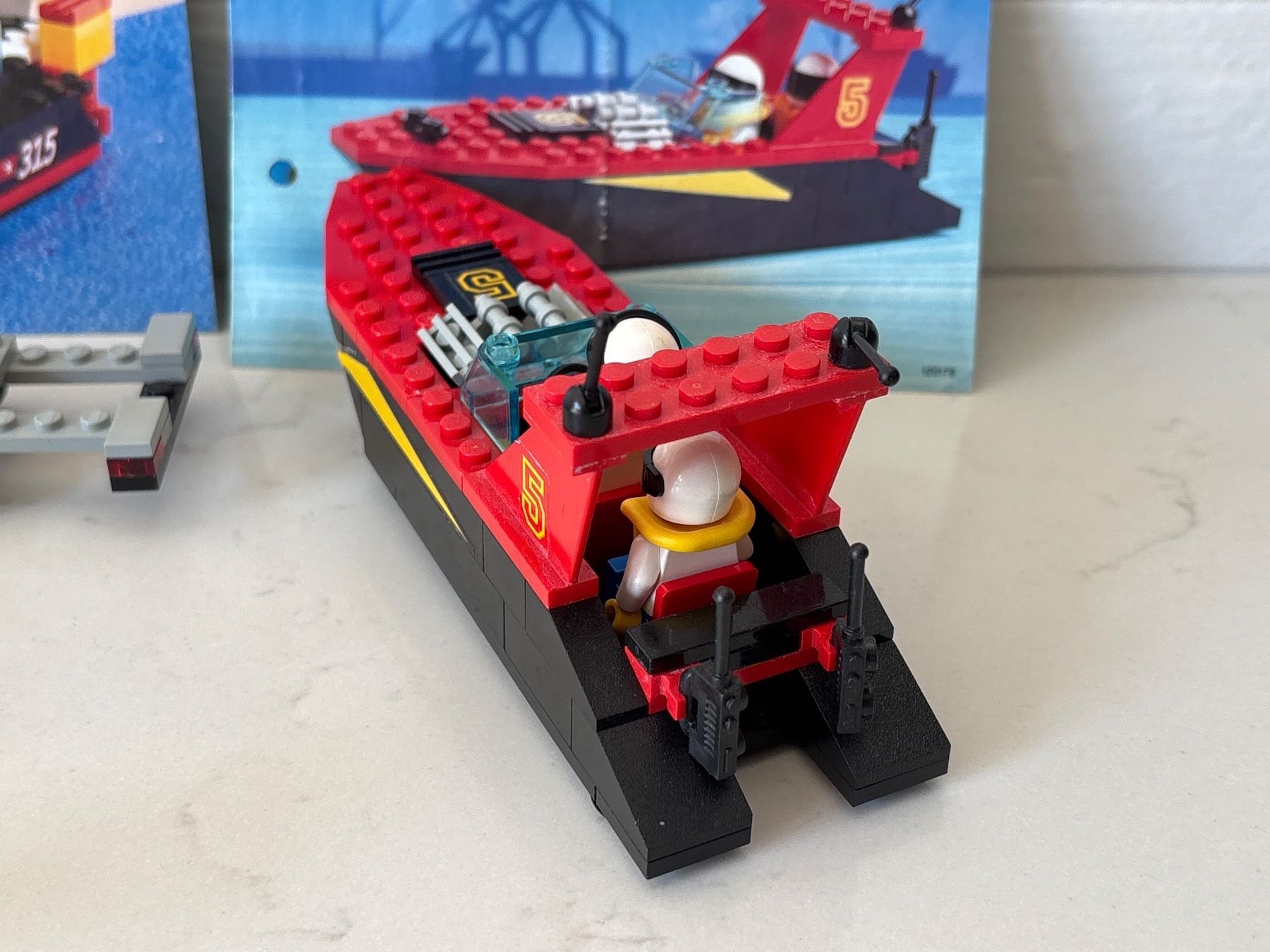 Lego Baukästen: LEGO 6596 6679 Bateaux et remorque. Ensemble. – Gebraucht aus Gollion von Hampton 2