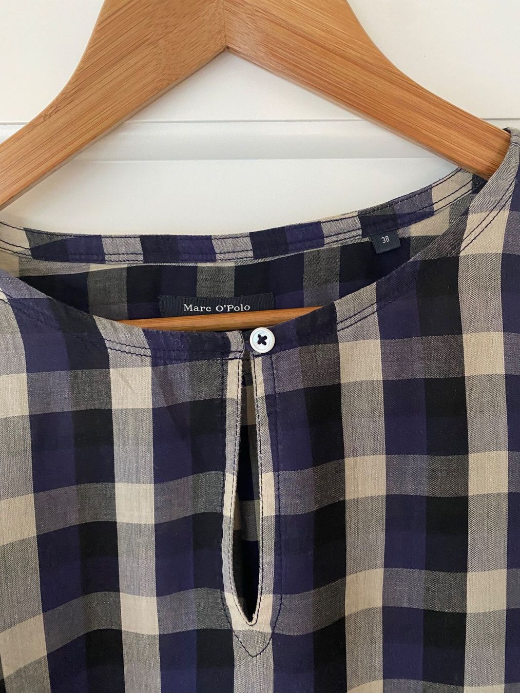 Marc O'Polo Camicette: Elegante Bluse mit Karomuster – Nuovo (secondo la descrizione) da Oberrieden venduto da mar_8vmz 4