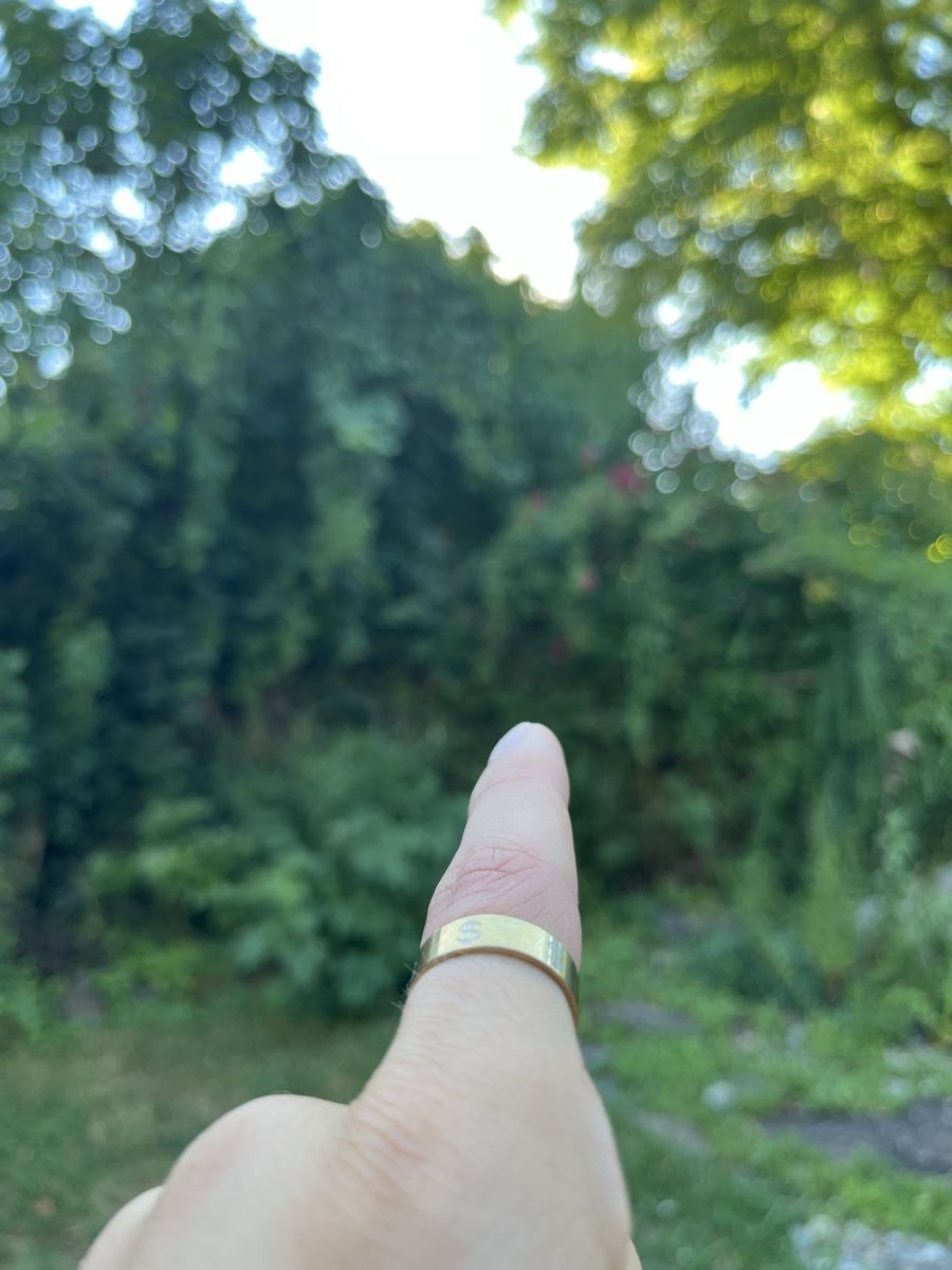 Bagues: Ring Gold-Optik Edelstahl 18mm Modering Modeschmuck – Neuf (Voir description) à Tägerwilen par Alexander716 5