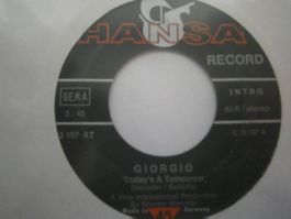Vinyl Single Giorgio - Today's A Tomorrow