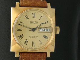 GRUEN WATCH PRECISION Autowind 1970er Portugieser Day&Date