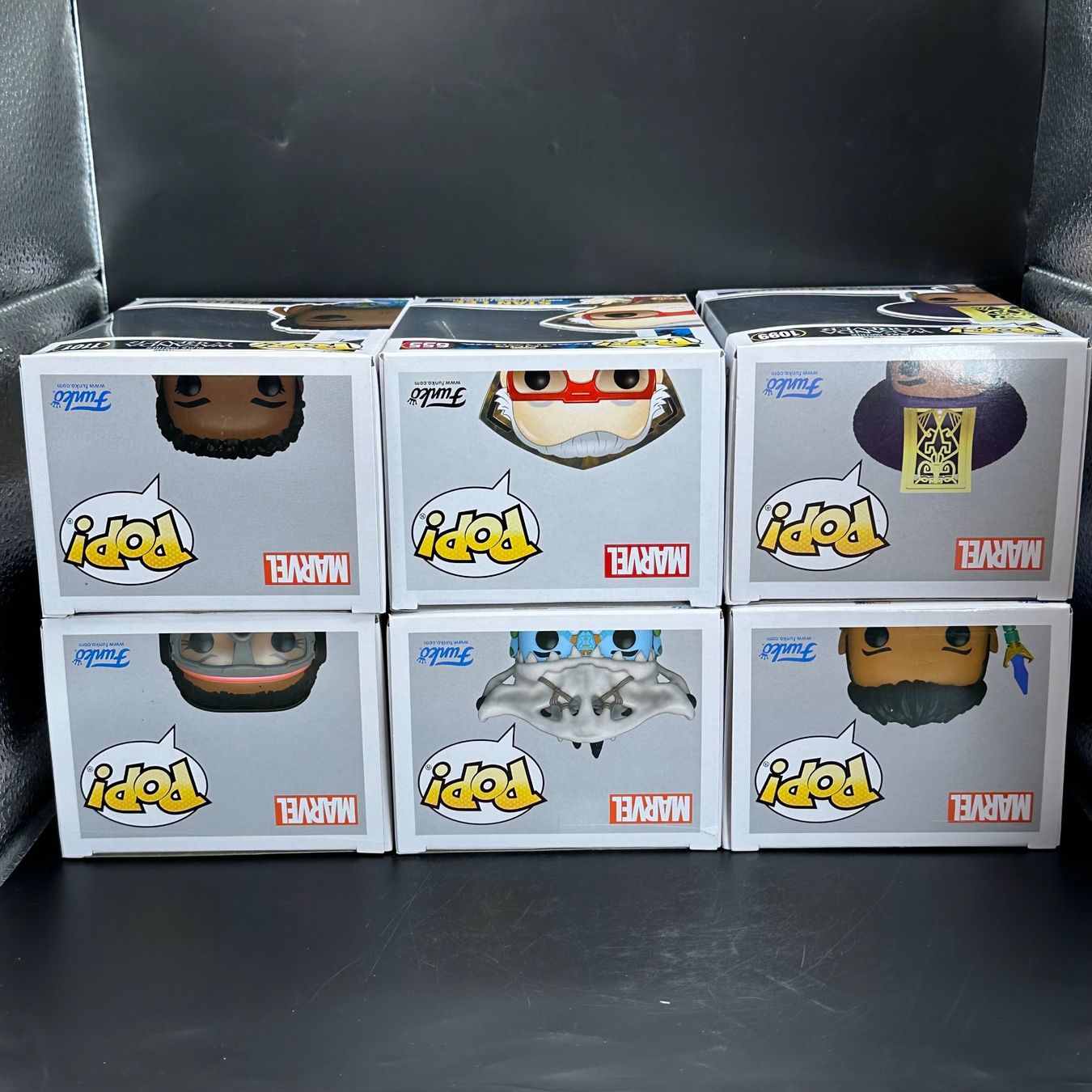 Funko Statuette: Funko Pop Marvel Black Panther 6Stk Sammlung – Usato da Düdingen venduto da Nerdworld 2