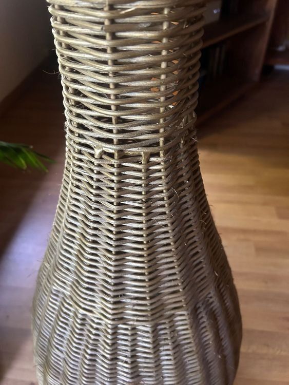 Lampade: Vintage Rattan Stehlampe – Usato da Schaffhausen venduto da amwr 8