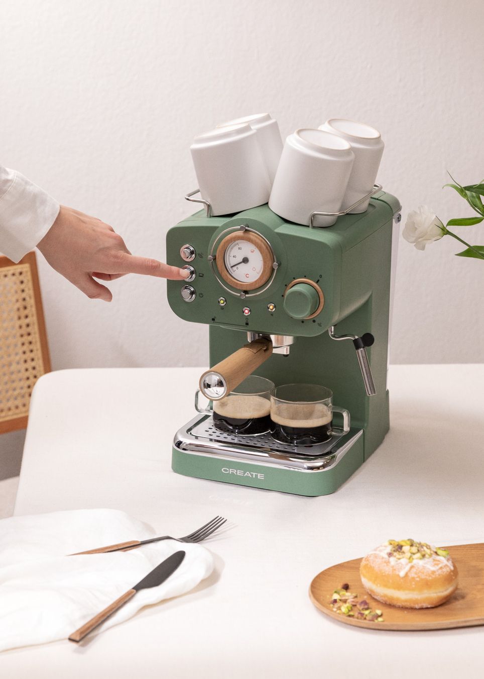 Kaffeemaschinen & Espressomaschinen: Kaffeemaschine THERA RETRO Matt – Neu und originalverpackt aus Bremgarten AG von simpliCH 2