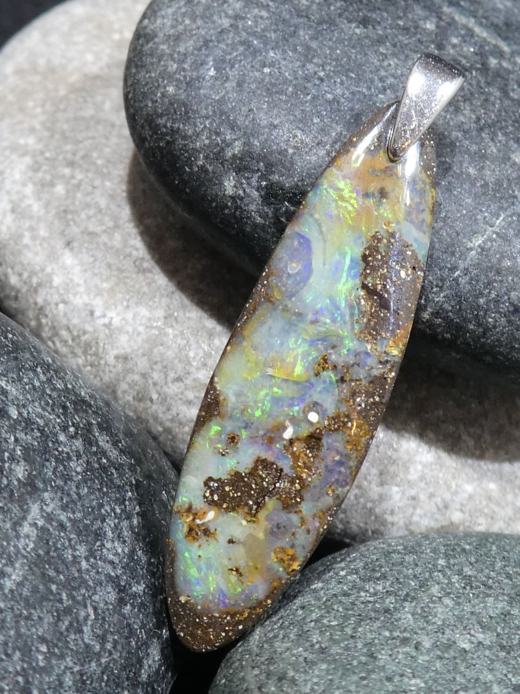 Ciondoli: Boulder Opal Anhänger. – Nuovo (secondo la descrizione) da Niederbüren venduto da Raphael014