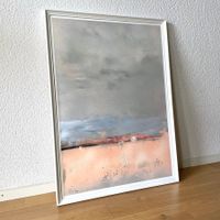 Coastline Abstrakt Modern Art Kunst Grau Blau Coral Bammert