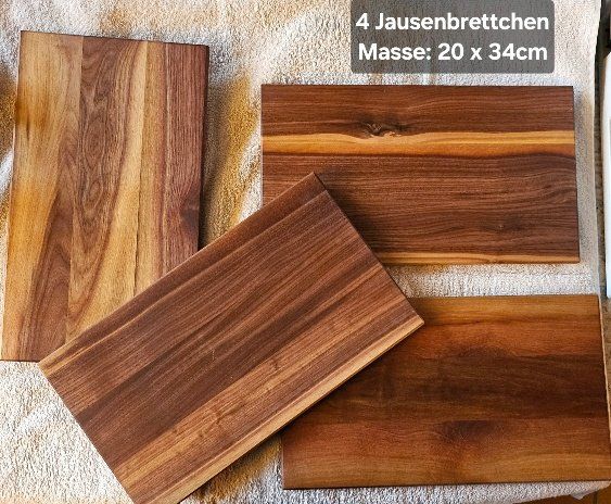 Articoli in legno: Jausenbrettchen aus Schwarznussholz – Nuovo e nell'imballaggio originale da Hofstetten ZH venduto da Maya_K 3