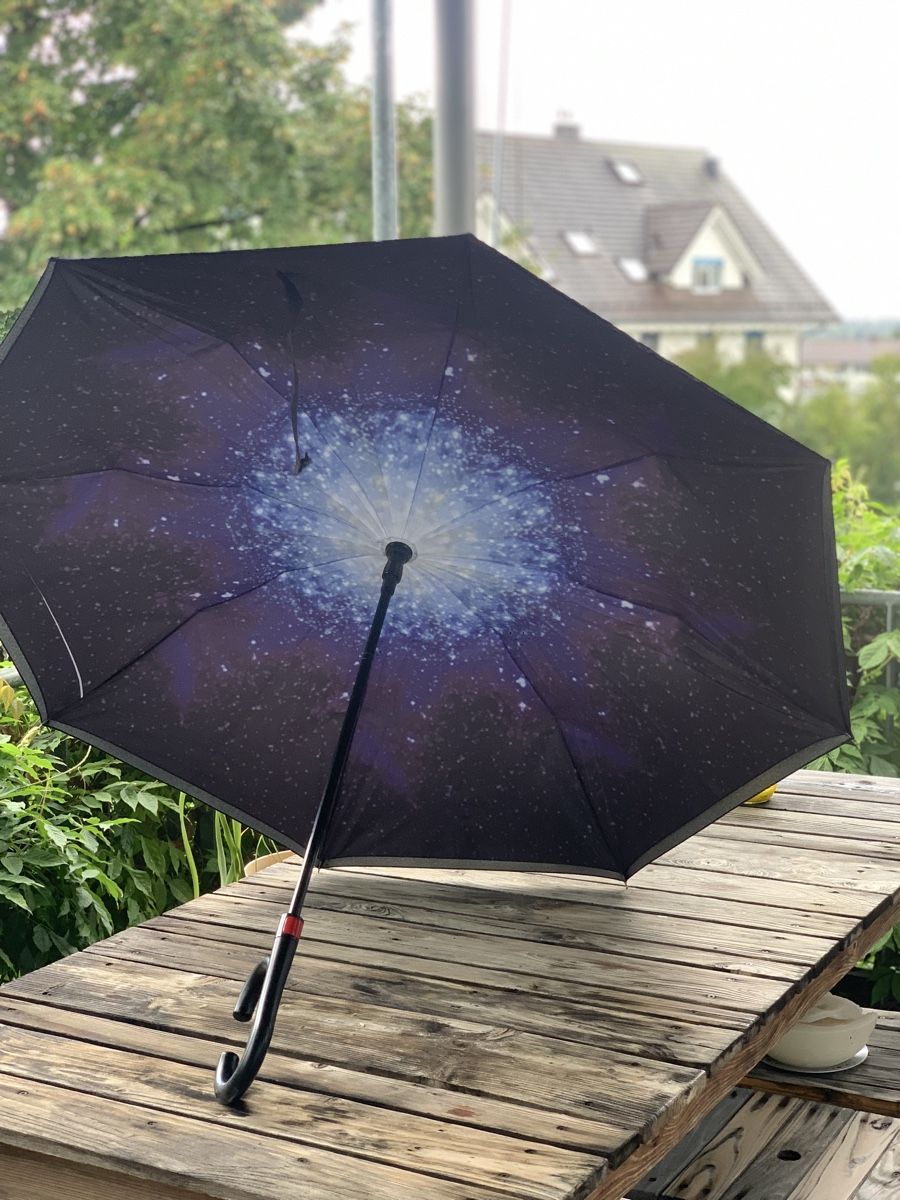 Ombrelli: Regenschirm Doppelseitig, Sternenhimmel – Usato da Uster venduto da Flummi 8