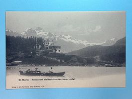 St. Moritz - Restaurant Waldschlösschen - belebt !!!