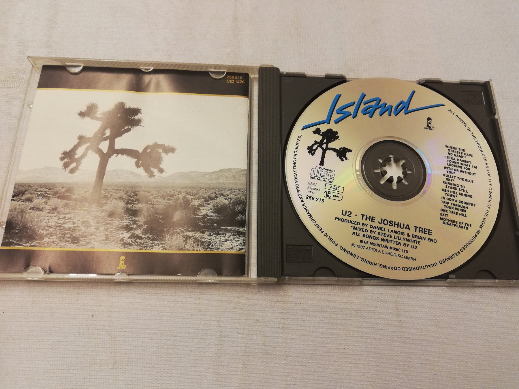 CDs: U2 - THE JOSHUA TREE – Gebraucht aus Bern von Vinylsound.ch 2