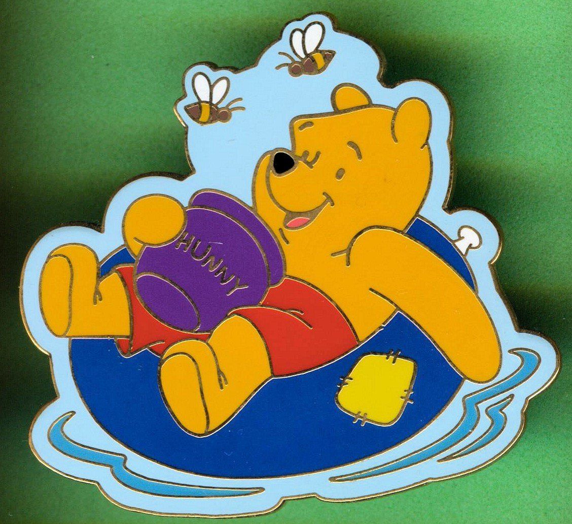 Disney Placchette & Badge: DISNEY  Winnie the Pooh  Honig – Usato da Winterthur venduto da Sammleroase