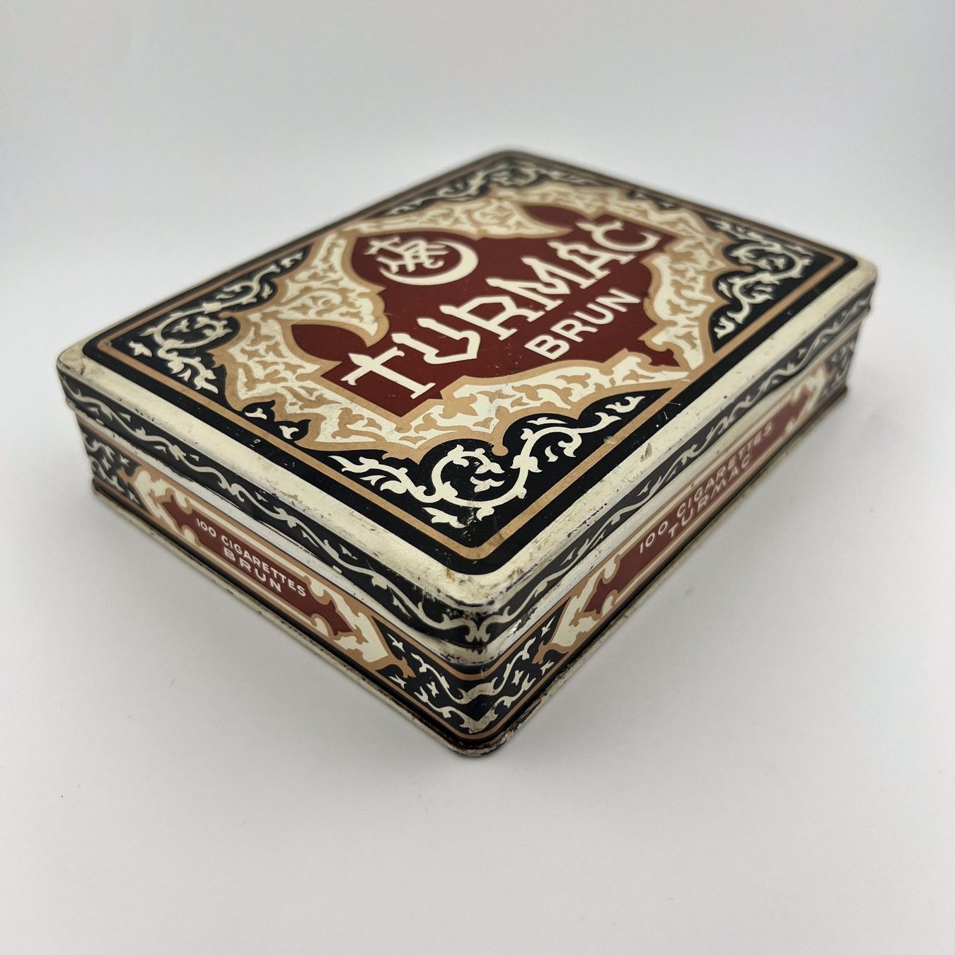 Dosen: Vintage Blechdose Turmac Brun Zigaretten Reklame Blech Dose – Gebraucht aus Neuhausen von rraayy 3
