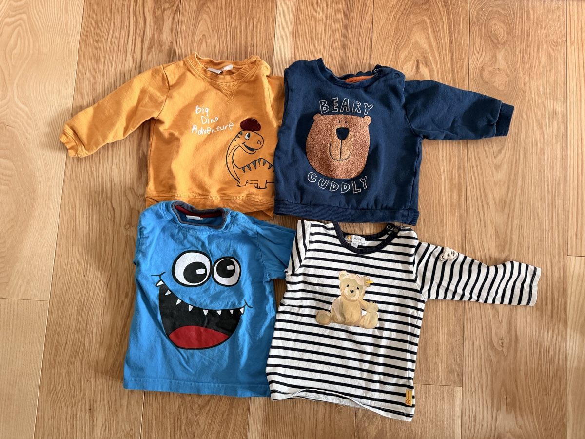 Lotti & Set di vestiti: Kleiderpaket Grösse 80 / Schlafsack / Steiff, Name It. etc. – Usato da Disentis/Mustér venduto da oigina 1