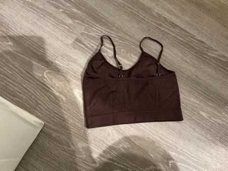 Damen Crop Top braun mit Spaghettiträgern neu Gr.S